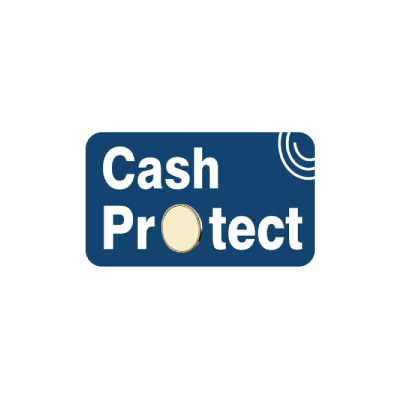 Logotipo de CashProtect Cajas de Cobro Automatico